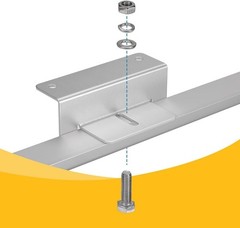 Corrosion-Resistant Z Brackets – 8 Units for Solar Panels on Irregular Surfaces