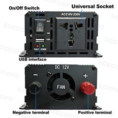 7000W Solar Kit 12V 110V Inverter Battery ChargerLighting Camping 500W Panel