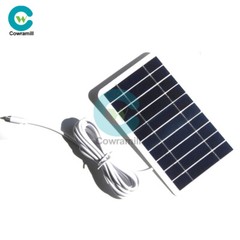 Solar Panel Output USB Outdoor Portable Solar System 5V 2W Mobile Phone Charger