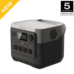 EF EcoFlow Portable Power Station RIVER 2 Pro 700,716Wh LFP Battery,1600W Solar