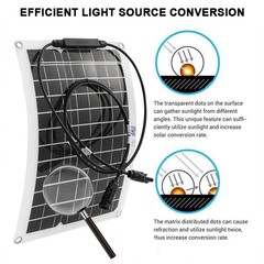 4 x 40W High-Efficiency PV Panels + 30A-100A Intelligent Controller for RV/HomE,