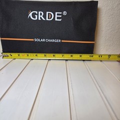 New GRDE 24W Foldable Solar Panel Charger Dual USB YD-824 USB-C Cable