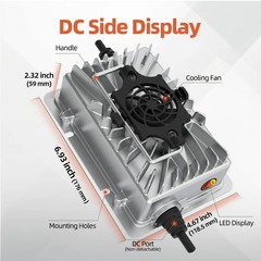 Humsienk 24V 15A LiFePO4 Battery Charger Efficient Fast Charging for RV Marine