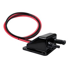Solar Cable Entry Gland, Dual Cable Entry Housing with 1m 6mm² Solar Extensio…