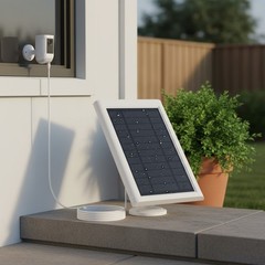 Solar Panel for Ring Camera (2nd Generation) Dustproof Waterproof 5W Solar Panel