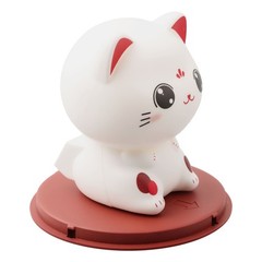 Smiling Eyes Solar Nodding Cat for Car/Home Decoration Cute and Eco friendly