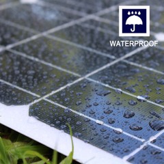 200W 18V Waterproof Flexible Solar Panel For RV Boat Camper Home Battery Charge