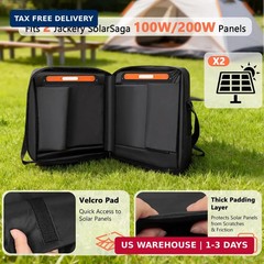 Solar Panel Carrying Case Compatible with Jackery SolarSaga 100W/100X/200W, Padd
