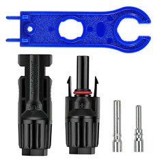 1/5/10/20/50/100 Pairs Male Female Solar Cable Connectors For DIY Solar Panel US