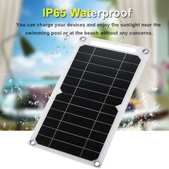 Aocoray Mini 5V 6W USB Solar Panel Portable 5 Volt 6 Watt High Efficiency