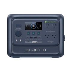 BLUETTI Elite 100 V2 (Bio-based) 1024Wh 1800W Portable Power Station for Camping