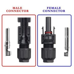 10/100PCS NEW Male Female Connector Set for DIY Solar Panel 30A Cable Waterproof