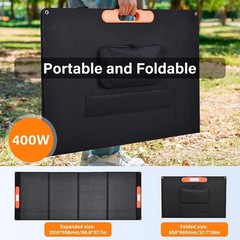 400W Portable Solar Panel Waterproof IP66 Foldable Solar Panel Kit Brand New-