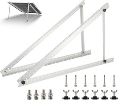 1 Set 45Inch Adjustable Solar Panel Mount, Suitable for 100-400 Watt Solar Panel