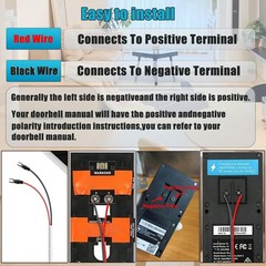 6W Solar panle for doorbell Battery Charging,IP66, Compatible with Ring Video…