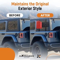 Rear Window Storage Panel Kit for Jeep Wrangler JL 2018-2024 for Recovery