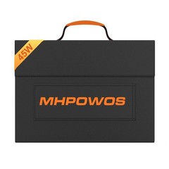 MHPOWOS 45W 60W Solar Panels Foldable Solar PanelChargers with QC3.0 USB-A USB-C