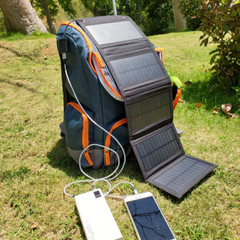 Foldable Solar Panels Cell 5V 20-40W Portable Outdoor USB Output Battery Charger