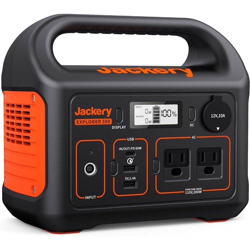Portable Power Station 293Wh Solar Generator Outdoor Camping Travel Emergency