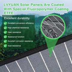 120W 200W 300W Solar Panel Monocrystalline Flexible Off Grid for Powerstation
