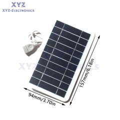 5V 2W Solar Panel Output USB Outdoor Portable Solar System Mobile Phone Charger