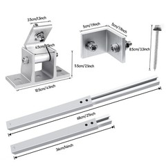 Adjustable Solar Panel Tilt Mount Brackets – Aluminum Alloy Mounting Brackets…