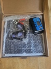 Portable Solar Panel 11″ and Solar Charge Controller