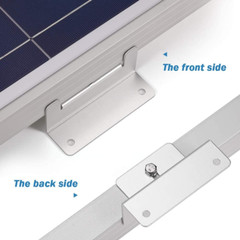 4Pcs Solar Panel Mounting Z Brackets Aluminum – RV Boat Wall Off Gird Roof Inst
