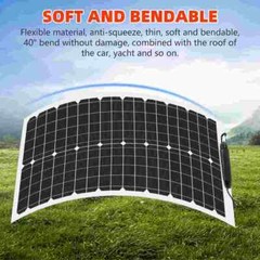 150-600W Complete Solar Panel Kit Solar Power Generator 40A Home 12V Grid System
