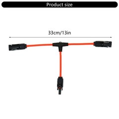 Double Entry Panels Branch Connection 30A 1000V 6mm² Extension Set for Solar