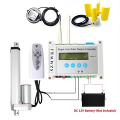 DC12V 8″ Linear Actuator &LCD Controller &Wind Sensor For Solar Tracking Tracker