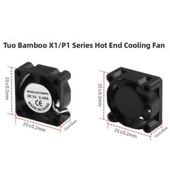Hot End Cooling Fan 2510 for BAMBU Lab X1C P1S A1A1 forMINI 3D Printers