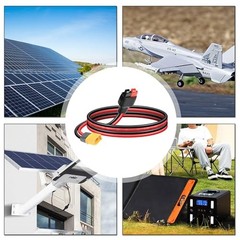 XT60 Male to Solar Panel Adapter,10AWG XT60 Male to Solar Panel Connector