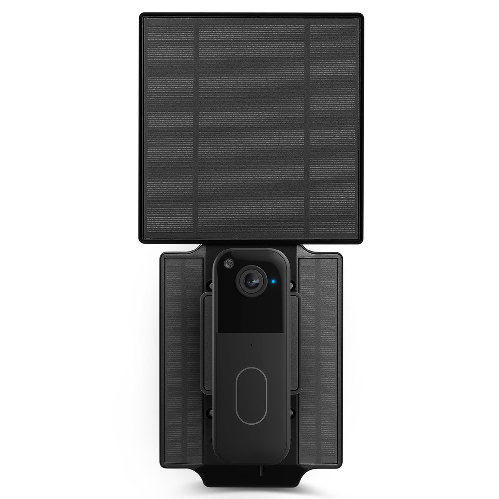 Wasserstein Solar Charger for Blink Video Doorbell (2nd Gen) Triple Solar Panels