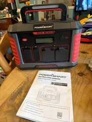 PowerSmart Portable Power Station 500W Battery Solar Generator Camping Backup