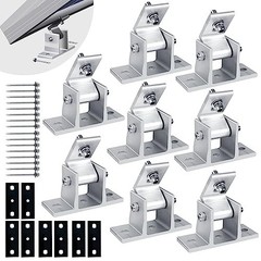 Adjustable Solar Panel Mounting Brackets 8PCS, Tilt 10-60° Roof Kit for 400W 500