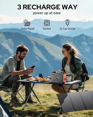 Portable Solar Generator Bundle 200W Peak/100W Rated