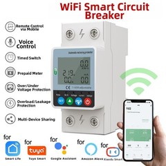 WiFi Enabled 63A Circuit Breaker for Home or Business Energy Monitoring