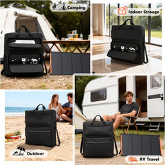 Solar Panel Carrying Case Compatible with Jackery Solarsaga 100W/100X/200W, Padd