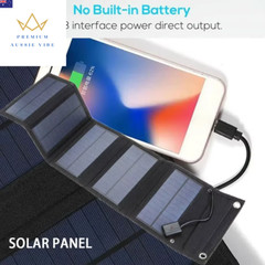 Foldable Mobile Phone and Computer Fast Charging USB 30W Waterproof Solar Panel