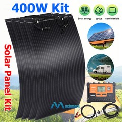 4000W Complete Solar Panel Kit Solar Power Generator 30A Home 110V Grid System