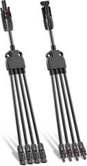 Solar Y Branch Connectors 1 Pair Parallel Connectors 1 to 4 Splitter Cable Wire