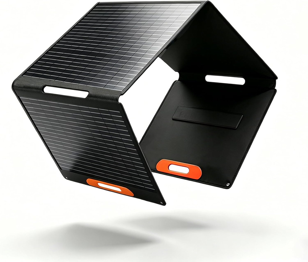 200W Portable Solar Panel, Monocrystalline ETFE Solar Charger with 23.5% High Co