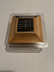 4-in x 4-in Pagoda Style Solar LED Pine Post Cap