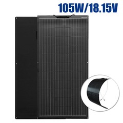 105W Watt Flexible Solar Panel 18V Monocrystalline Solar PV Charging For RV Boat