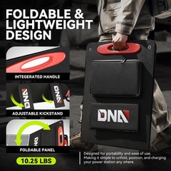 Foldable Portable Stand 100W Power Supply Camping Travel Emergency Solar Panel