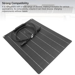 Solar Charger 30W 18V ETFE Flexible Monocrystalline Silicon Solar Panel Charger