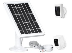 Solar Panel Charger for Ring Stick Up Cam & Spotlight Cam Waterproof Fast Charge