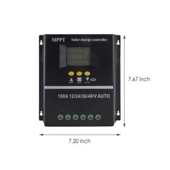 100A Solar Charge Controller – For RV, Camping & Off-Grid Solar Systems
