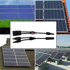 Solar Panel Y Branch Cable Connection Waterproof Adapter Connector Extension US